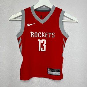 Nike Boys Red Sleeveless NBA Houston Rockets Harden Jersey S (4)